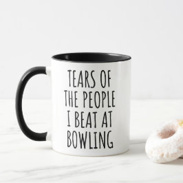 Funny Bowling Mug - Humorous Bowler Gift Tasse
