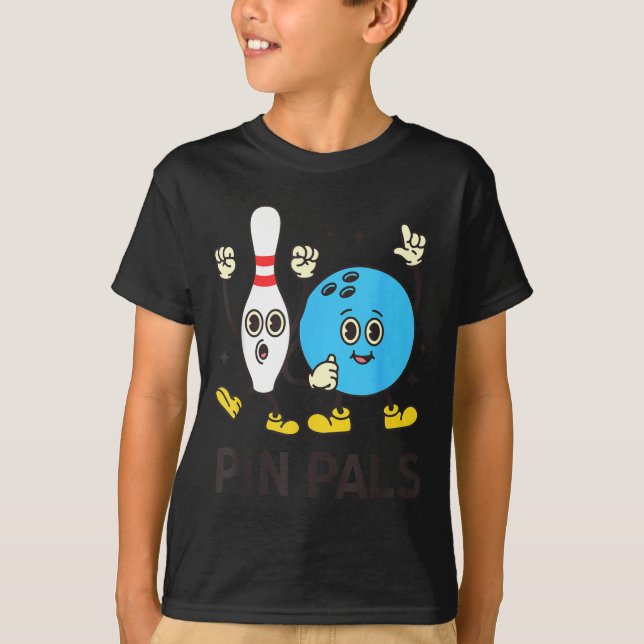 Funny Bowling N Pals Bowl Bowler Bowling Lover  T-Shirt (Vorderseite)