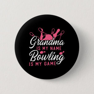 Funny Bowling Oma Oma ist mein Name Bowling I Button