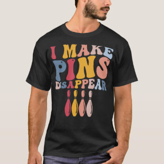 Funny Bowling Player Bowler I Make Buttone verschw T-Shirt