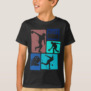 Funny Bowling Player Bowler Vintag Bowl Game Endun T-Shirt