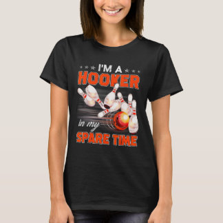 Funny Bowling Pun Ich bin ein in meiner Freizeit G T-Shirt