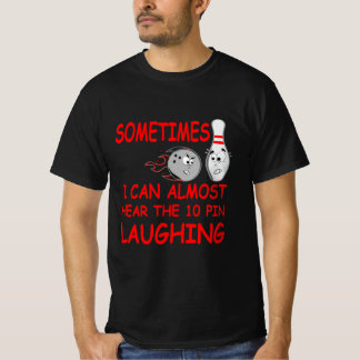 Funny Bowling Shirt Zehn Button Bowlers Tshirt
