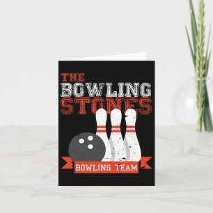 Funny Bowling Stones - Bowl Sports Team Karte