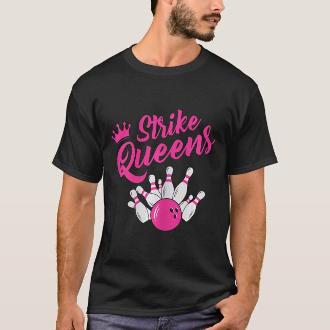 Funny Bowling T-Shirt Bowling Team Sport Geschenks (Vorderseite)