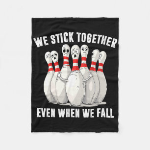 Funny Bowling Team Bowling Lover Bowler Squad Humo Fleecedecke