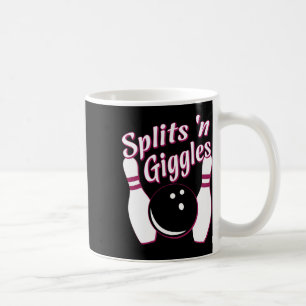 Funny Bowling Team Splits in Giggles Kaffeetasse
