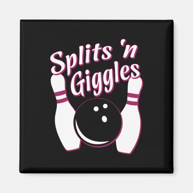 Funny Bowling Team Splits in Giggles Magnet (Vorne)