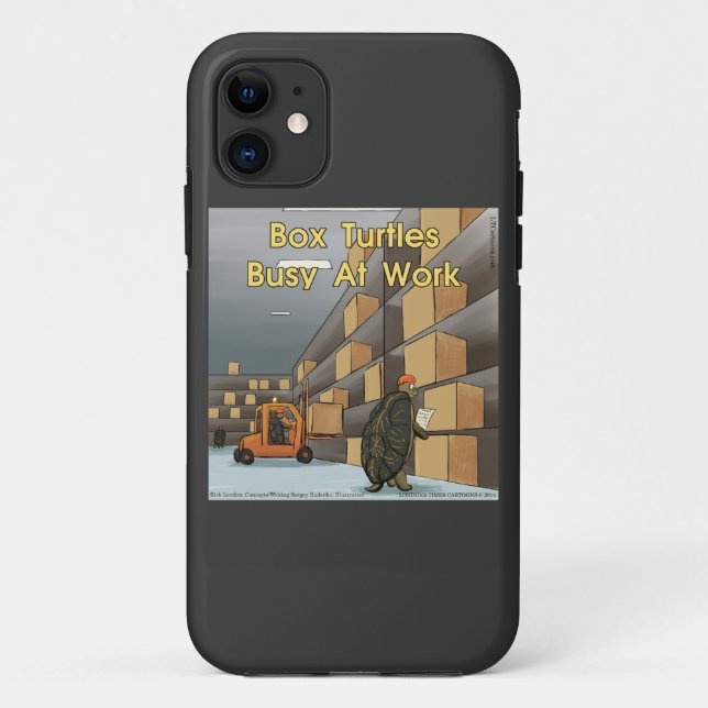 Funny Box Turtles iPhone 5 Fall Case-Mate iPhone Hülle (Rückseite)