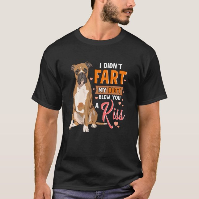Funny Boxer Dog Men Boxer Mama Boxer Vater T-Shirt (Vorderseite)