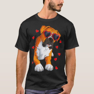 Funny Boxer Dog Valentine's Day Boxer Lover3 T-Shirt