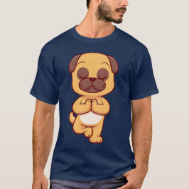 Funny Boxer Dog Yoga Pose Pet Humor Yoga LoverGift T-Shirt