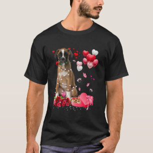 Funny Boxer Rose Herzlichen Glückwunsch Valentinst T-Shirt