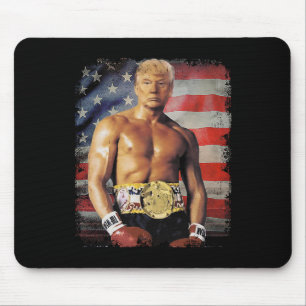 Funny Boxer Trump Trump Rocky Meme Mousepad