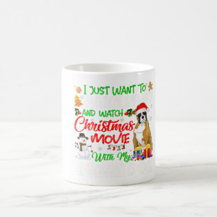 Funny Boxer Weihnachtsmannmütze Xmas Pet Lover Ges Kaffeetasse