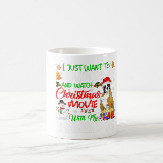 Funny Boxer Weihnachtsmannmütze Xmas Pet Lover Ges Kaffeetasse