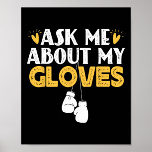 Funny Boxers Birthday Sarcastic Sprichwort Poster