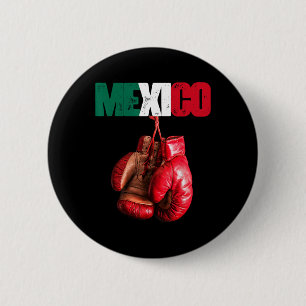 Funny Boxing - I Liebe Boxing Mexiko Button