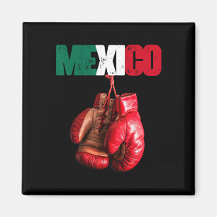 Funny Boxing - I Liebe Boxing Mexiko Magnet