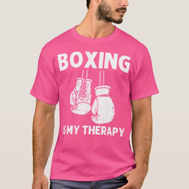 Funny Boxing - Kunst für Männer Frauen Kickboxing  T-Shirt (Vorderseite)