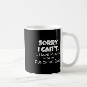 Funny Boxing Quote Design - Punching Bag Boxer Mem Kaffeetasse