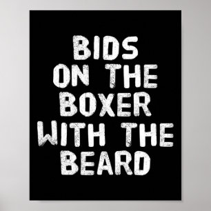 Funny Boxing Quotes Boxers Gebote auf dem Boxer mi Poster