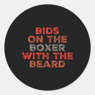 Funny Boxing Quotes Boxers Gebote auf dem Boxer mi Runder Aufkleber