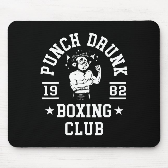 Funny Boxing T Shirt For Boxers  Mousepad (Vorne)