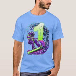 Funny Boy 1. Geburtstag Astronaut Weltraumwelt Sur T-Shirt