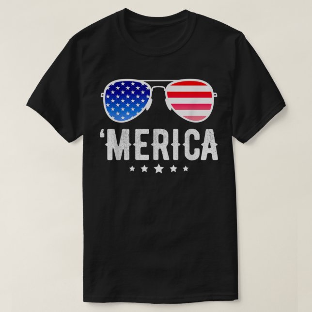 Funny Boy 4. Juli American Flag Boys Patriotic Fir T-Shirt (Design vorne)