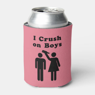 Funny Boy Crush Bottle Spaß für Frauen Dosenkühler