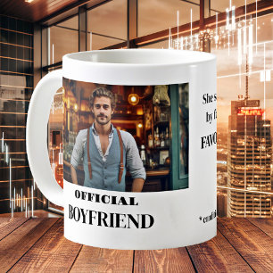 Funny Boyfriend Foto Kaffee Tasse