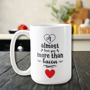 Funny Boyfriend I fast Liebe You More Valentine's Kaffeetasse