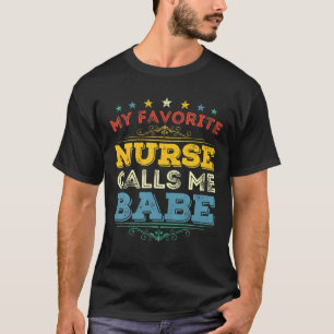 Funny Boyfriend Nurse Zitat Mein Lieblings-Kranken T-Shirt