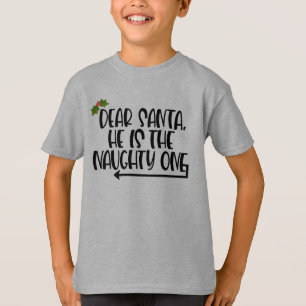 Funny Boys Christmas Er ist der scheußliche Eins T-Shirt