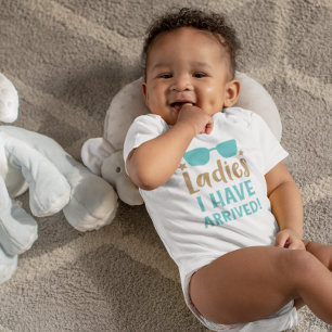 Funny Boy's Ich habe Jumper Baby Säugling angekomm Baby Strampler