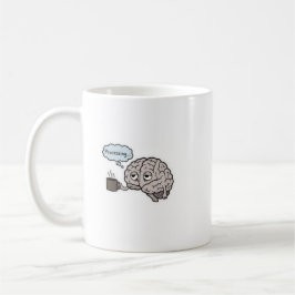 Funny Brain Drinking Coffee Mug - Cute Science & C Kaffeetasse