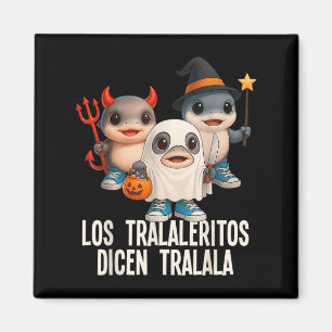Funny Brainrot Los Traleritos Halloween Kostüm Magnet