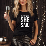 Funny Brautparty Personalisiert T-Shirt<br><div class="desc">Trendy und lustiges Brautparty Design. Personalisieren Sie den Rücken mit dem Text Ihrer Wahl.</div>
