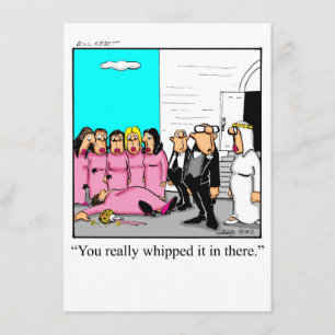 Funny Brautparty Spaß Einladung