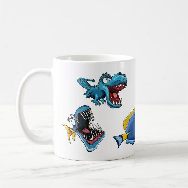 Funny Brave Kid Tasse Ocean Sea Shark Fish Tale Ge (Links)