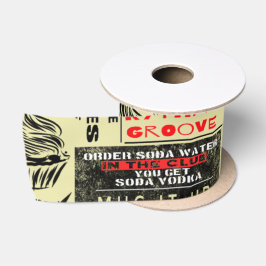 Funny Breaking News Satin Ribbon Satinband