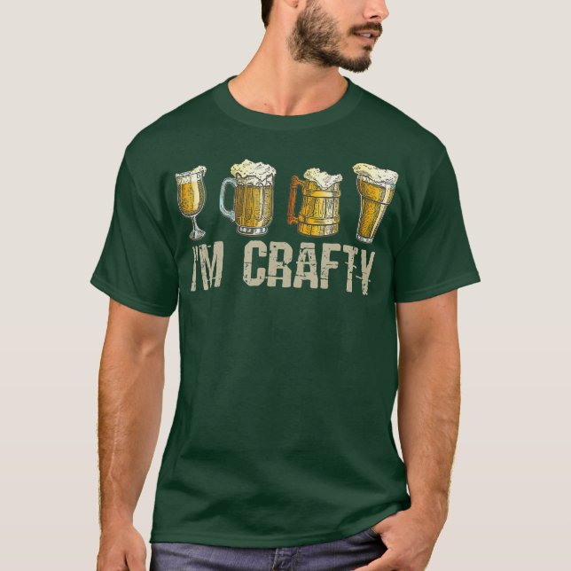Funny Brewer Craft Beer T-Shirt (Vorderseite)