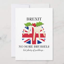 Funny | BREXIT | Christmas Feiertagskarte