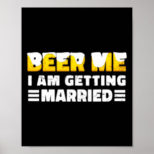 Funny Briand Groom Bachelor Party Poster