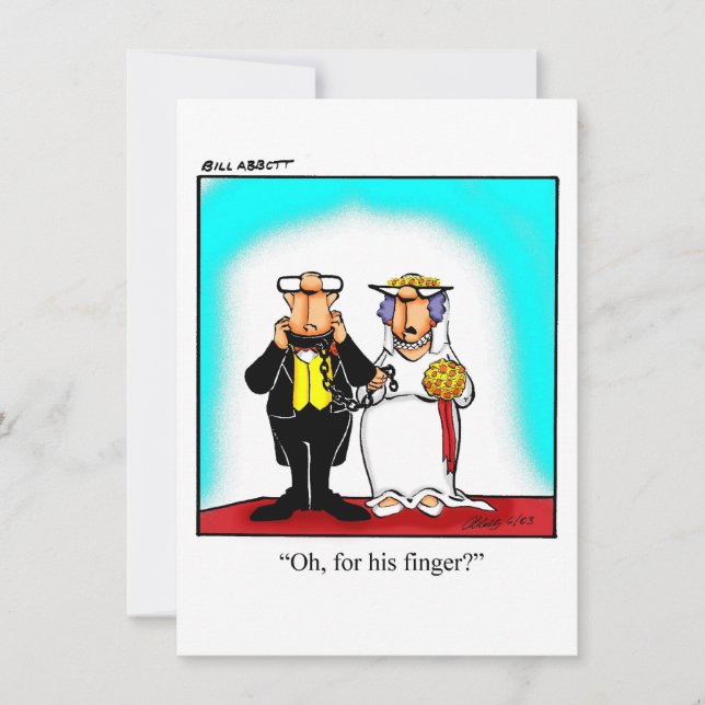 Funny Bridal Shower Einladung (Vorderseite)