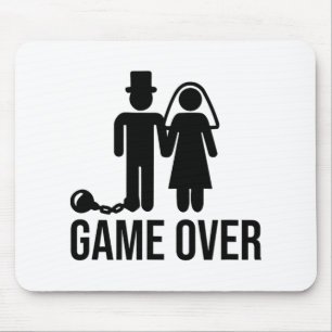 Funny Bride Groom Wedding Bachelor Bachelorette Pa Mousepad