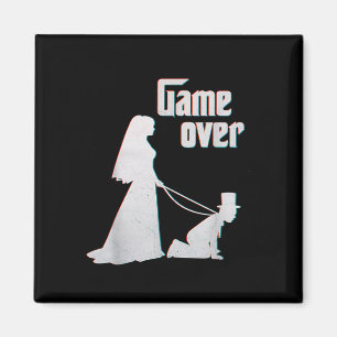 Funny Bride Groom Wedding Bachelor Magnet