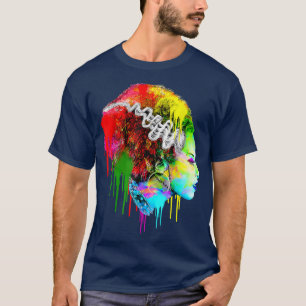 Funny Bride Halloween, farbenfrohe moderne Bride T T-Shirt