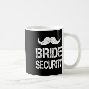 Funny Bride Security Kids Wedding Party Bacheloret Kaffeetasse